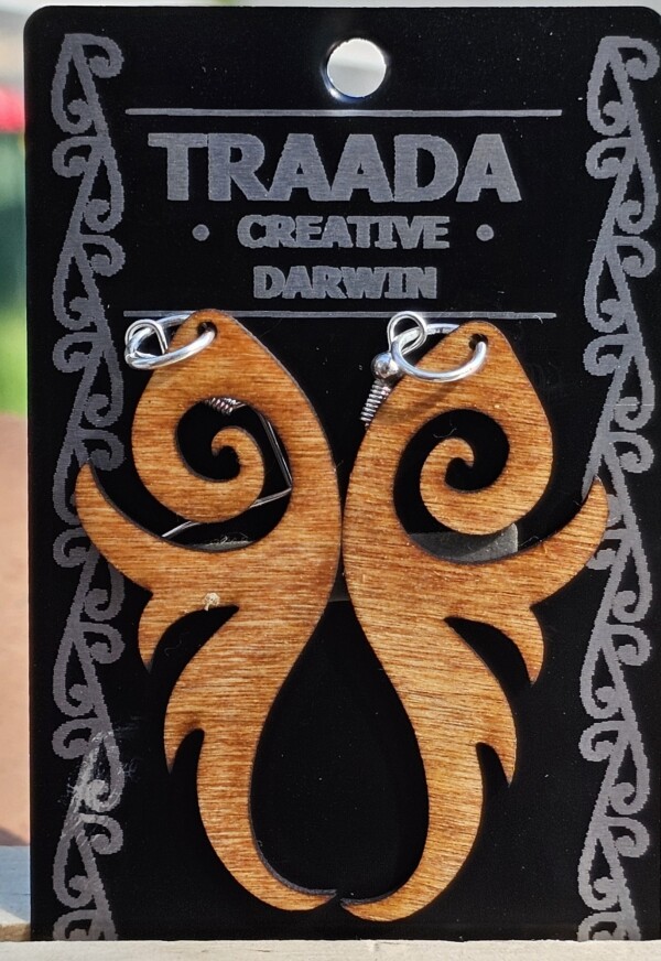 Earrings Koru Variant