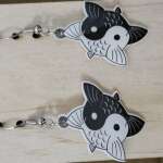 Earrings Ying Yang Koi