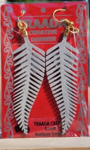 Earrings Silver Fern