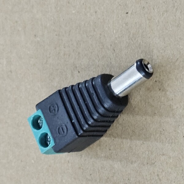 DC Screw Terminal Adapter 5.5×2.1 Male