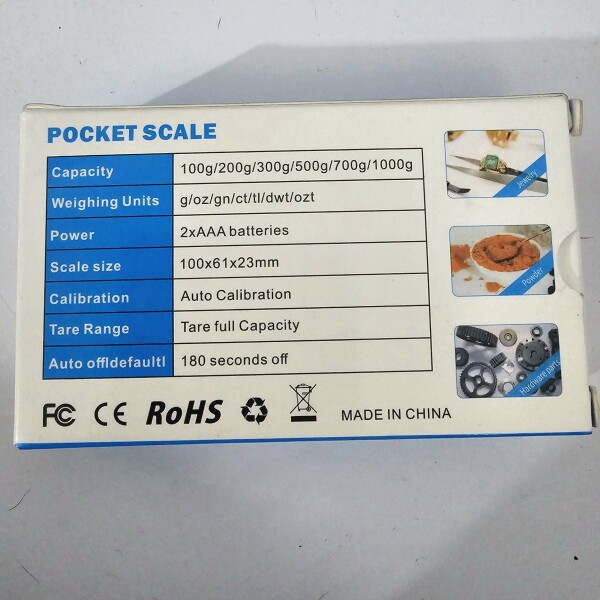 Pocket Scales 500g