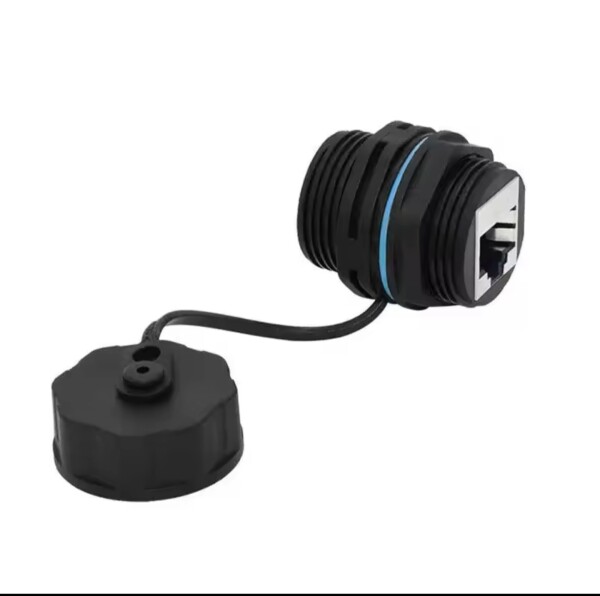RJ45 Through Panel Socket IP68 Cat6