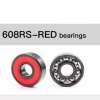 High Performance 608 RS Bearing Red