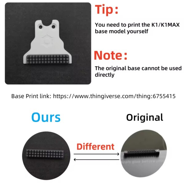 Creality K1 Silicone Nozzle Wiper