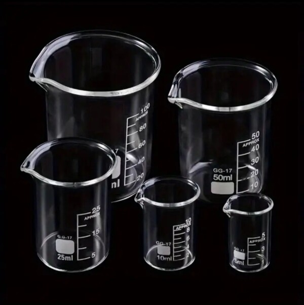 Borosilicate Glass Measuring Cups (set of 5)
