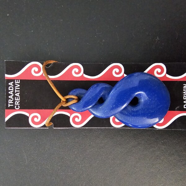 Necklace - Pikorua Sparkle Blue