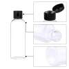 Bottle with flip top and glass paint agitator ball