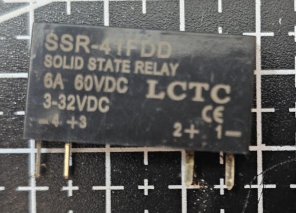 Solid State Relay 3-32VDC trigger 60VDC 6A Switching